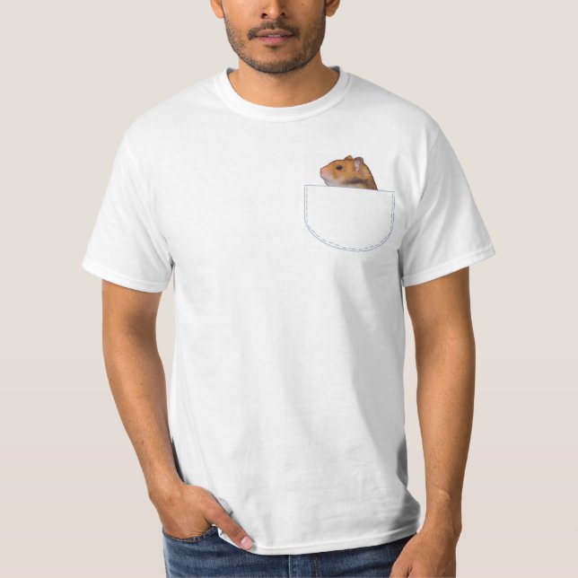 T-shirt do amigo do bolso do hamster (Frente)