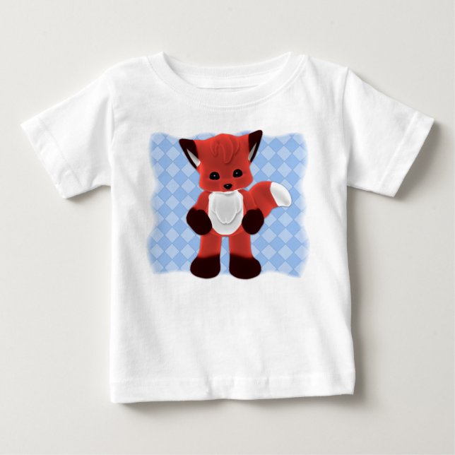 T-shirt do amigo do Fox Toon do bebê (Frente)