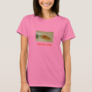 T-shirt do amor da cenoura