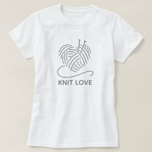 T-shirt do amor da malha