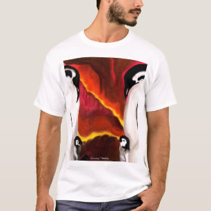 T-shirt do amor do pinguim