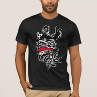 T-shirt do amor do zombi