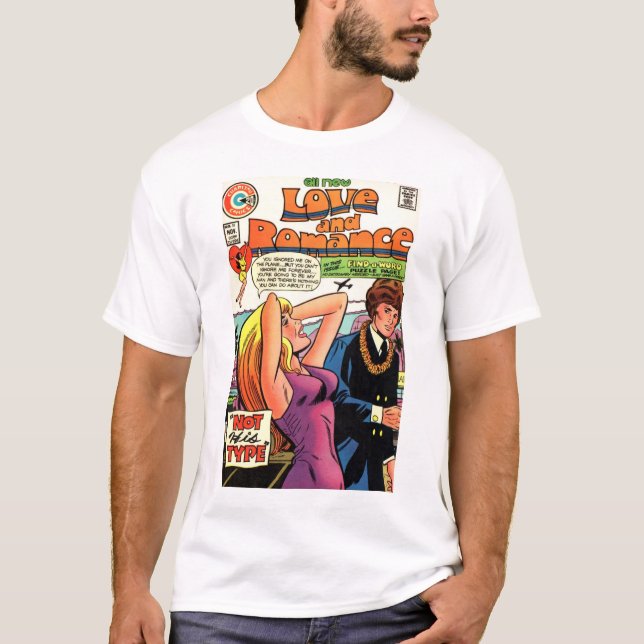 T-shirt do amor e romance #15 (Frente)