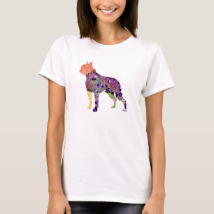 T-shirt do animal de estimação dos retalhos de