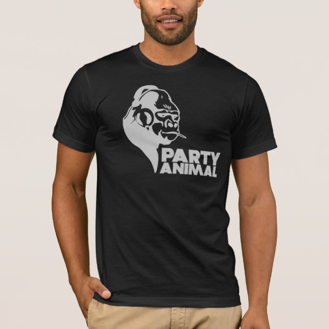 T-shirt do animal de partido (Frente)