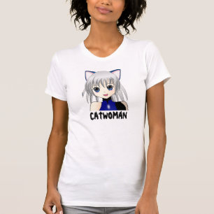 T-shirt do Anime da mulher-gato