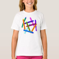 T-shirt do aniversário da criança de dez anos