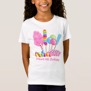 T-shirt do aniversário do circo dos doces