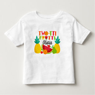 T-shirt do aniversário do frutti de Two-tii