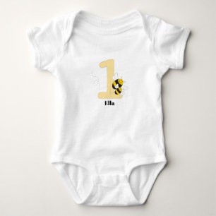 T-shirt do aniversário do zangão primeiro para o