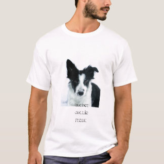 T-shirt do anormal de border collie