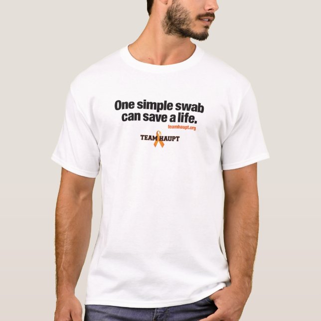 T-shirt do apoio de Haupt da equipe (Frente)