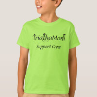 T-shirt do apoio do TriathaMom da criança