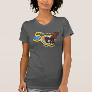 T-shirt do Apollo 50 das mulheres de Hipsters® do