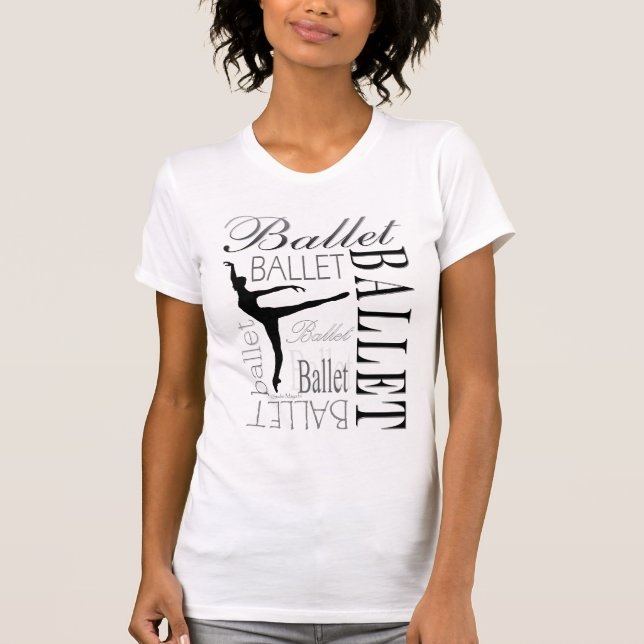 T-shirt do Arabesque (versão estreita) (Frente)