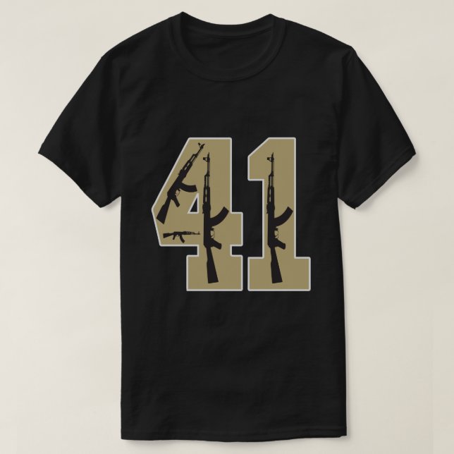 T-SHIRT DO ASSALTO AK-41 (Frente do Design)