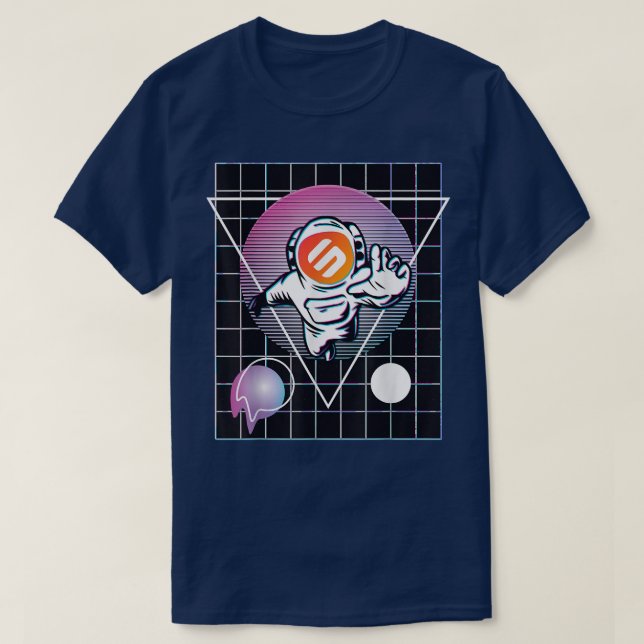 T-Shirt do Astronauta Swipe (Frente do Design)