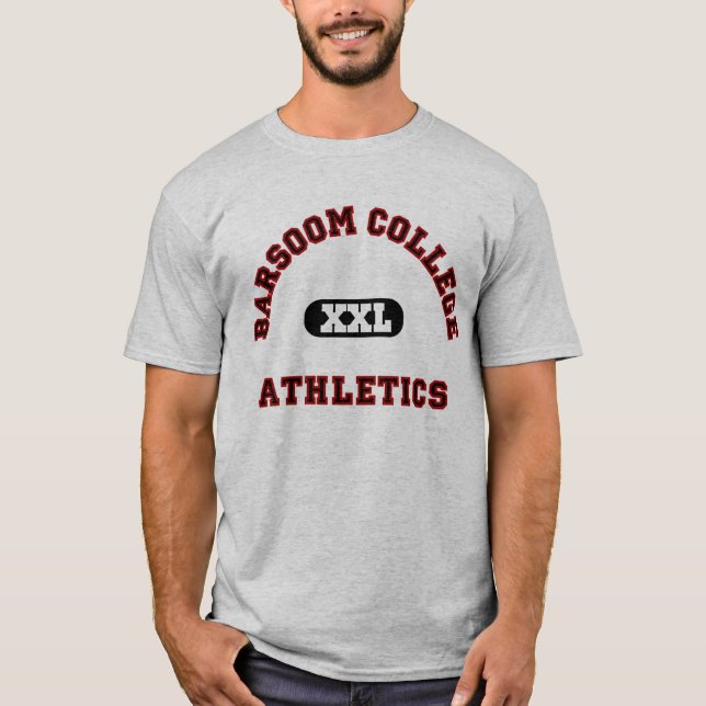 T-shirt do atletismo da faculdade de Barsoom (Frente)