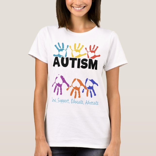 t-shirt do autismo (Frente)