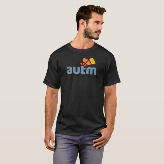 T-shirt do AUTM dos homens - preto