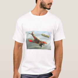 T-shirt do avião do Oscar Ki-43