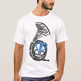 T-shirt do azul do amor de Humppa