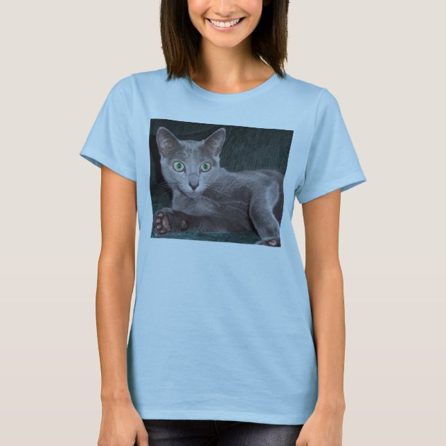 T-shirt do azul do russo (Frente)