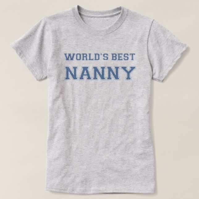 T-shirt do baby-sitter do mundo o melhor (Frente do Design)