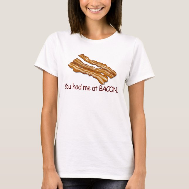 T-shirt do bacon (Frente)