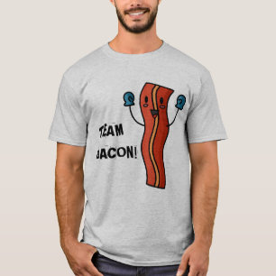 T-shirt do bacon da equipe