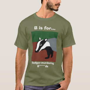 t-shirt do badger cull