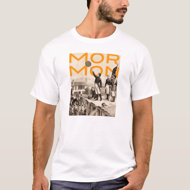 T-shirt do bar da história do Mormon (Frente)
