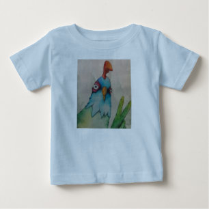 t-shirt do basebol da galinha da criança