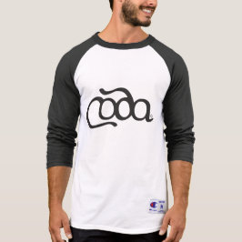 T-shirt do basebol do CODA