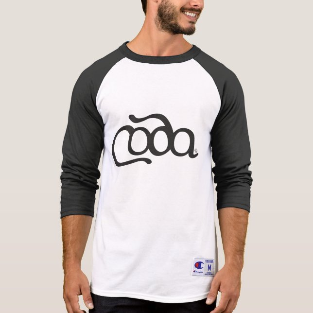 T-shirt do basebol do CODA (Frente)