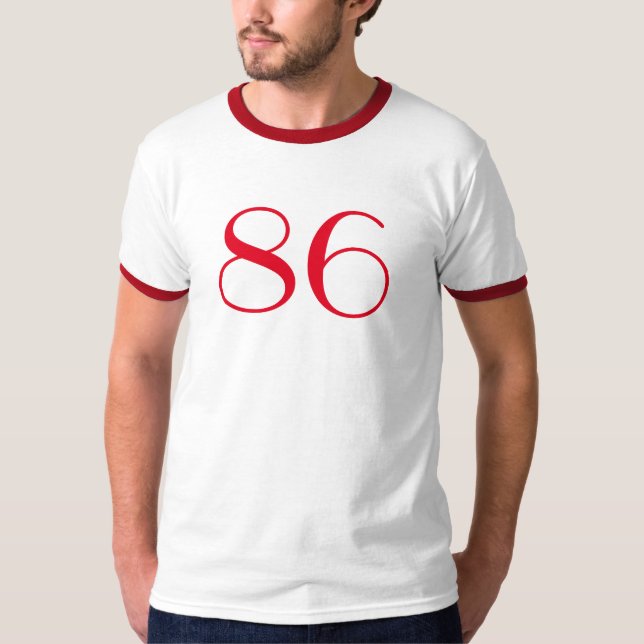T-shirt do basebol do Raglan dos homens (Frente)