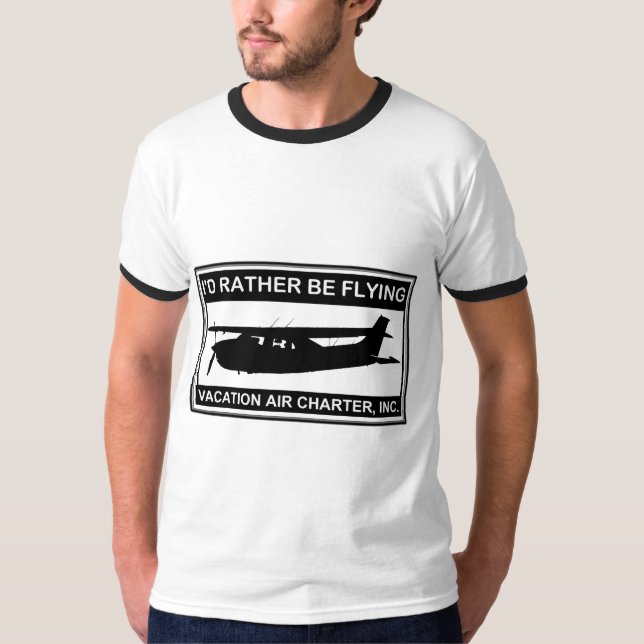 T-shirt do basebol do Raglan dos homens do VAC (Frente)