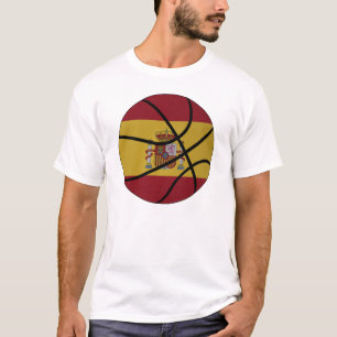 T-shirt do basquetebol da espanha