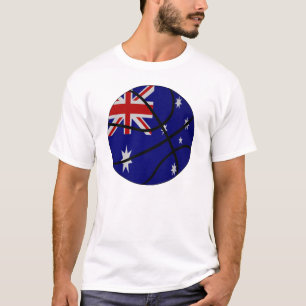 T-shirt do basquetebol de Austrália