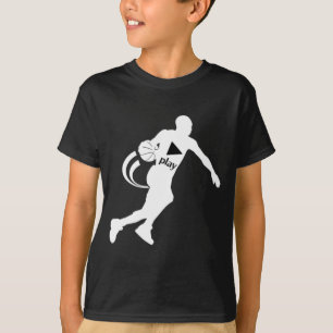 T-SHIRT DO BASQUETEBOL DO JOGO DO IMPULSO DOS