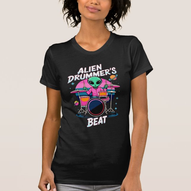 T-shirt do batedor de alienígenas - Gráfico da Ali (Frente)
