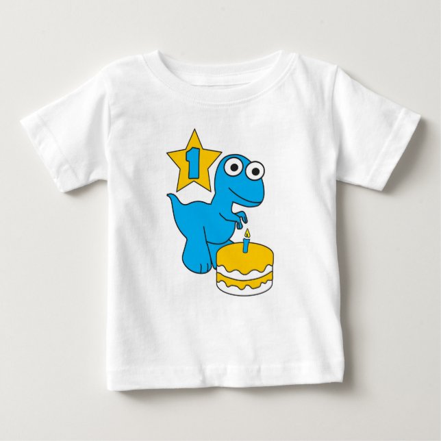 T-shirt do bebê - aniversário 1 (Frente)