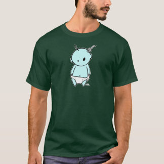 T-shirt do bebê azul