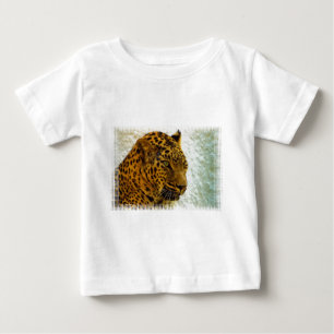 T-shirt do bebê da chita