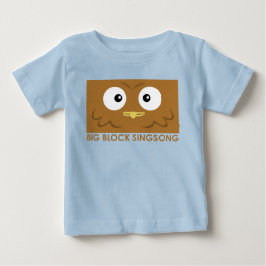 T-shirt do bebê da coruja de BBSS