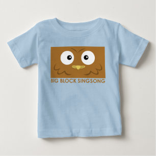T-shirt do bebê da coruja de BBSS