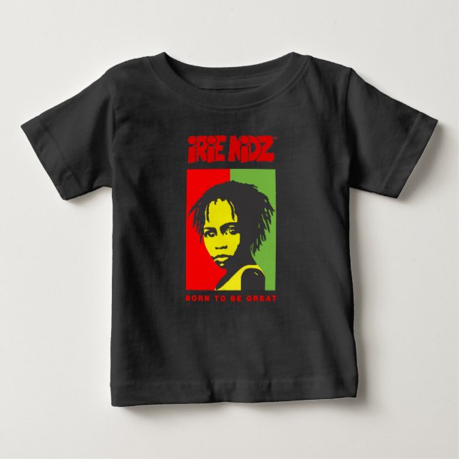 T-shirt do bebê da criança de IRIE KIDZ® "Rasta" (Frente)