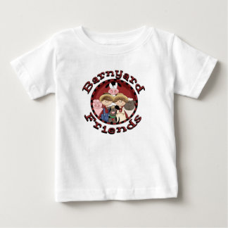 T-shirt do bebê da fazenda dos amigos do Barnyard