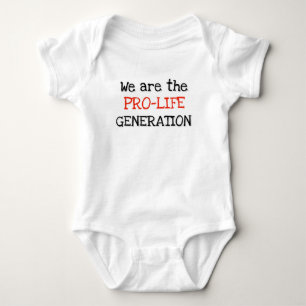 T-shirt do bebê da Pro-Vida