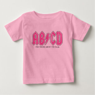 T-SHIRT DO BEBÊ DE ABCD